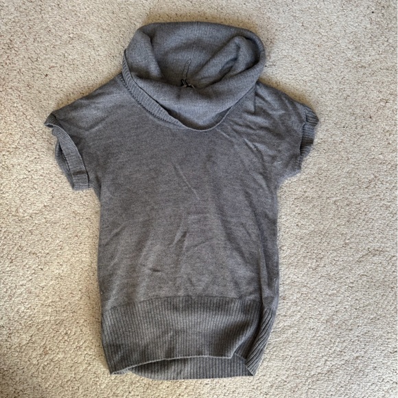 Gray Cowlneck Sweater - Picture 5 of 8